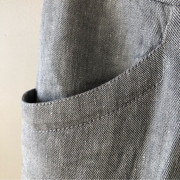 Poetry brand Gray Linen Viscous Wide Leg Pant - Picture 5 of 13